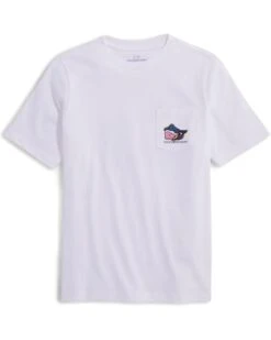 Vineyard Vines Kids GW Whale Short-Sleeve Pocket Tee (Toddler/Little Kids/Big Kids) | Shirts & Tops