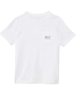 Vineyard Vines Kids Flag Whale Short-Sleeve Pocket Tee (Toddler/Little Kids/Big Kids) | Shirts & Tops -Every Day Wear Store 513cKrYz1DL. AC SR736920