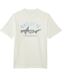 Vineyard Vines Nailed It Short Sleeve Tee (Toddler/Little Kid/Big Kid) | Shirts & Tops
