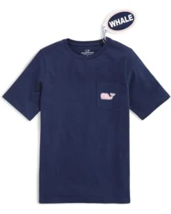 Vineyard Vines Kids Multi Sticker Short Sleeves Pocket Tee (Little Kid) | Shirts & Tops