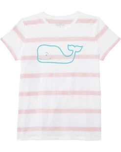 Vineyard Vines Kids Striped Whale Short Sleeve (Toddler/Little Kids/Big Kids) | Shirts & Tops