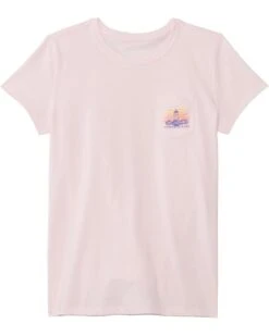 Vineyard Vines Kids Girls Lighthouse Short Sleeves Tee (Little Kid) | Shirts & Tops