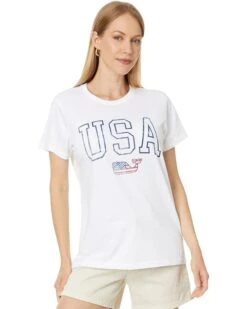 Vineyard Vines Flag Whale SS Tee | Shirts & Tops