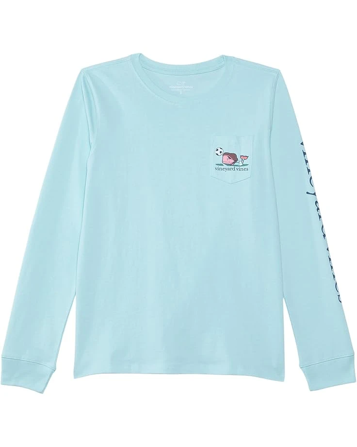 Vineyard Vines Kids Girls Soccer Whale Long Sleeve Tee (Toddler/Little Kid/Big Kid) | Shirts & Tops 3 Vineyard Vines Kids Girls Soccer Whale Long Sleeve Tee (Toddler/Little Kid/Big Kid) | Shirts & Tops
