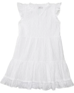 Vineyard Vines Kids Eyelet Ruffle Dress (Toddler/Little Kid/Big Kid) | Dresses