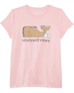 Vineyard Vines Kids S'Mores Whale Short Sleeve (Toddler/Little Kids/Big Kids) | Shirts & Tops