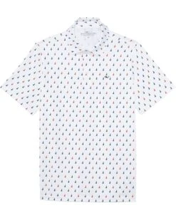 Vineyard Vines Kids Printed Sankaty Polo (Toddler/Little Kids/Big Kids) | Shirts & Tops