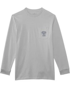 Vineyard Vines Vineyard Football Long Sleeve Tee (Toddler/Little Kid/Big Kid) | Shirts & Tops