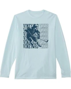 Vineyard Vines Vv Hockey Player Long Sleeve Tee (Toddler/Little Kid/Big Kid) | Shirts & Tops