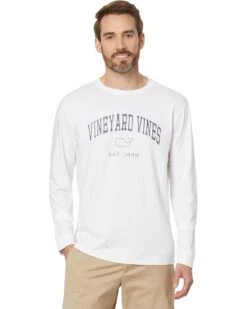Vineyard Vines Heritage Wash VV Long Sleeve Tee | Shirts & Tops