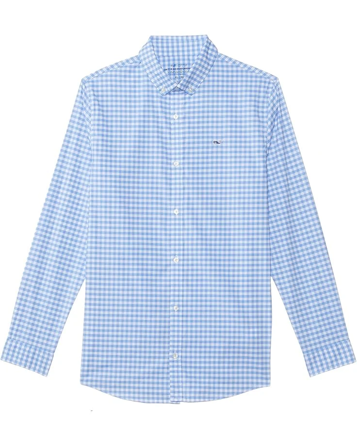 Vineyard Vines Kids Classic Fit Gingham On-The-Go Brrr Shirt (Little Kid) | Shirts & Tops 4 Vineyard Vines Kids Classic Fit Gingham On-The-Go Brrr Shirt (Little Kid) | Shirts & Tops - Image 2