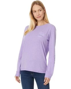 Vineyard Vines Burgee Whale Long Sleeve Dunes Tee | Shirts & Tops