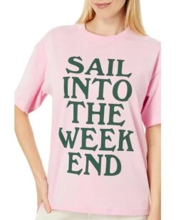 Vineyard Vines Oversized Crew Neck SS Tee | Shirts & Tops -Every Day Wear Store 716Xaah F0L. AC SR736920