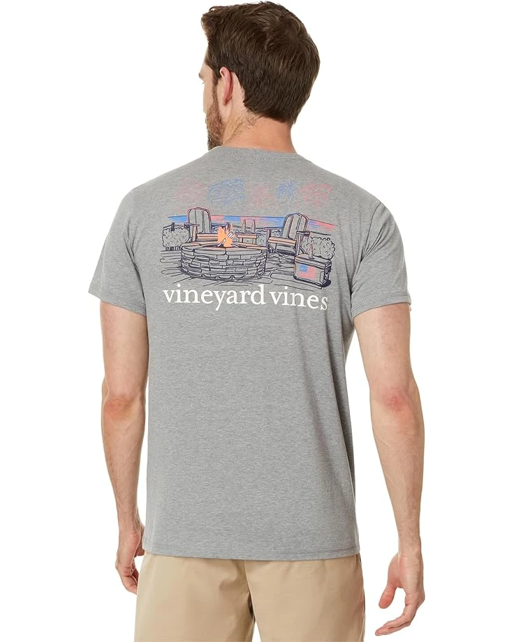 Vineyard Vines Fire-Pit Fireworks Short Sleeve Dunes | Shirts & Tops 4 Vineyard Vines Fire-Pit Fireworks Short Sleeve Dunes | Shirts & Tops - Image 2