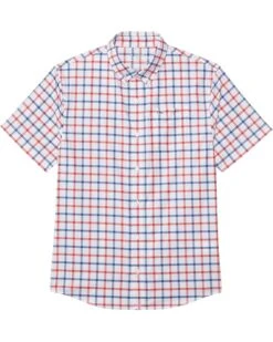 Vineyard Vines Kids Otg Brrr Check Short Sleeve (Toddler/Little Kids/Big Kids) | Shirts & Tops