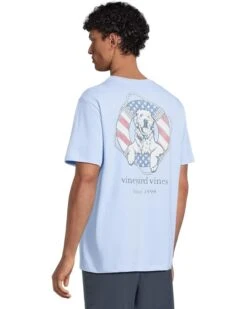 Vineyard Vines Usa Dog Life Ring Ss T | Shirts & Tops -Every Day Wear Store 71GtTS56QTL. AC SR736920