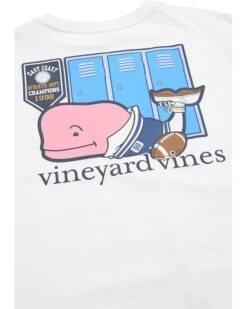 Vineyard Vines Kids Football Whale Short Sleeve Tee (Toddler/Little Kid/Big Kid) | Shirts & Tops -Every Day Wear Store 71NXGbCdlGL. AC SR736920
