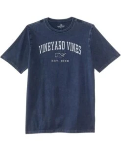 Vineyard Vines Kids VV Heritage Logo VV Short Sleeve Tee (Toddler/Little Kids/Big Kids) | Shirts & Tops