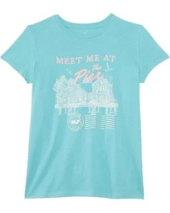 Vineyard Vines Kids Meet Me At Short Sleeve Tee (Toddler/Little Kids/Big Kids) | Shirts & Tops
