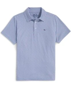 Vineyard Vines Kids Boys Printed Sankaty Polo (Toddler/Little Kid/Big Kid) | Shirts & Tops