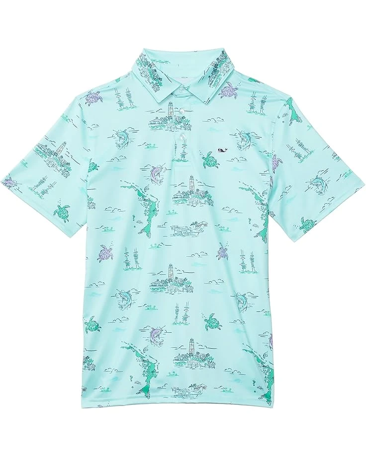 Vineyard Vines Kids Boys Printed Sankaty Polo (Little Kid) | Shirts & Tops 3 Vineyard Vines Kids Boys Printed Sankaty Polo (Little Kid) | Shirts & Tops
