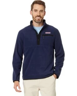 Vineyard Vines Harbor Fleece Quarter-Snap | Hoodies & Sweatshirts
