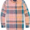 Vineyard Vines Kids Plaid Madras Whale Shirt (Little Kid) | Shirts & Tops