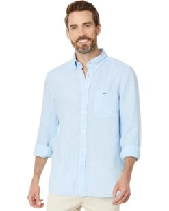 Vineyard Vines Solid Linen Shirt | Shirts & Tops