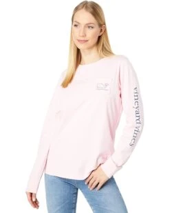 Vineyard Vines Long-Sleeve Vintage Whale Tee | Shirts & Tops