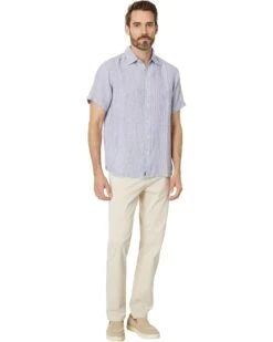Vineyard Vines Stripe Linen Short Sleeve Shirt | Shirts & Tops -Every Day Wear Store 71rUNTnP9ML. AC SR736920