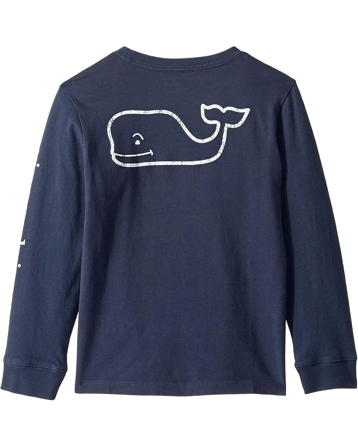 Vineyard Vines Kids Long Sleeve Vintage Whale (Toddler/Little Kids/Big Kids) | Shirts & Tops 4 Vineyard Vines Kids Long Sleeve Vintage Whale (Toddler/Little Kids/Big Kids) | Shirts & Tops - Image 2