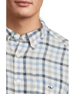 Vineyard Vines Tattersall Linen Shirt | Shirts & Tops -Every Day Wear Store 71wIq2F1zoL. AC SR736920