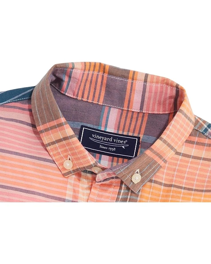 Vineyard Vines Kids Plaid Madras Whale Shirt (Little Kid) | Shirts & Tops 4 Vineyard Vines Kids Plaid Madras Whale Shirt (Little Kid) | Shirts & Tops - Image 2