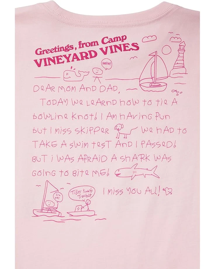 Vineyard Vines Kids Letter From Camp Short-Sleeve Tee (Toddler/Big Kids) | Shirts & Tops 4 Vineyard Vines Kids Letter From Camp Short-Sleeve Tee (Toddler/Big Kids) | Shirts & Tops - Image 2