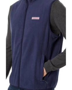 Vineyard Vines Harbor Fleece Vest | Coats & Outerwear -Every Day Wear Store 81O51k LTiL. AC SR736920