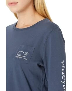 Vineyard Vines Long Sleeve Whale Print Tee | Shirts & Tops -Every Day Wear Store 81TT96PEZqL. AC SR736920