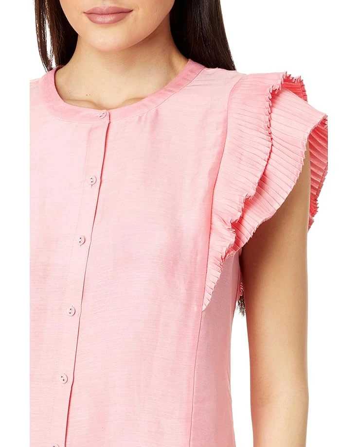 Vineyard Vines Flutter Sleeve Pintuck Top | Shirts & Tops 5 Vineyard Vines Flutter Sleeve Pintuck Top | Shirts & Tops - Image 3