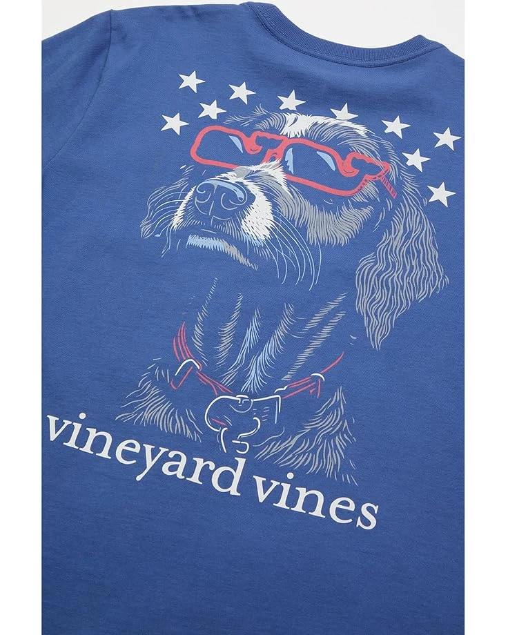 Vineyard Vines Kids Americana Dog Short Sleeve Pocket T-shirt (toddler/Little Kid/Big Kid) | Shirts & Tops 4 Vineyard Vines Kids Americana Dog Short Sleeve Pocket T-shirt (toddler/Little Kid/Big Kid) | Shirts & Tops - Image 2