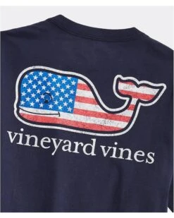 Vineyard Vines Kids Flag Whale Short-Sleeve Pocket Tee (Toddler/Little Kids/Big Kids) | Shirts & Tops -Every Day Wear Store 91gUlJA587L. AC SR736920
